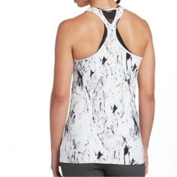 CALIA by Carrie Underwood Black & White Racerback Athketic Tank Top Size XS - Picture 4 of 12